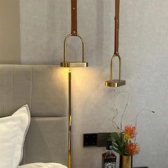 Modern Minimalist Leather Pendant