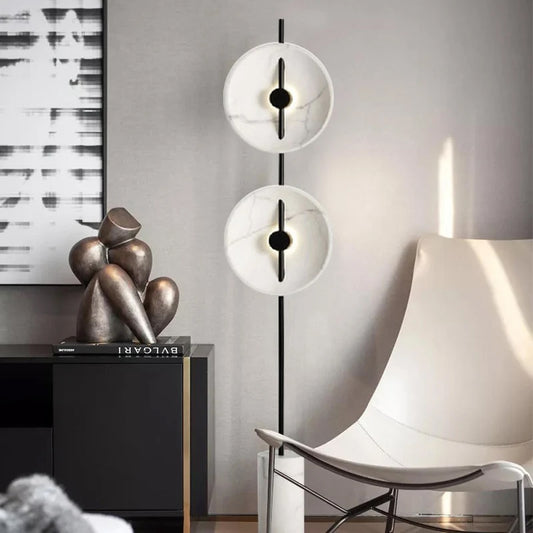 Modern Double Globe Floor Lamp