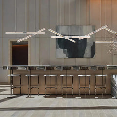 Crystal Tube Pendant Light