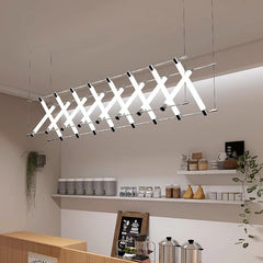 Modern Geometric LED Chandelier
