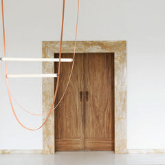 Modern Leather Strap Pendant Light