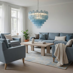 Luxury Colored Glass Chandelier