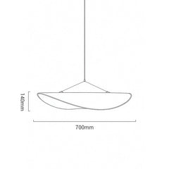 Tense White Pendant Light