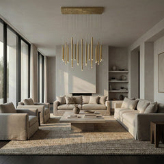 Linear Tube Chandelier