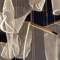Luxury Flowing Ribbon Chandelier