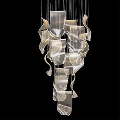 Luxury Flowing Ribbon Chandelier