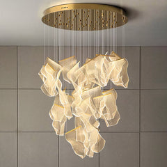 Luxury Flowing Ribbon Chandelier