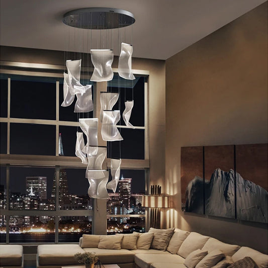Luxury Flowing Ribbon Chandelier