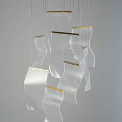 Luxury Flowing Ribbon Chandelier