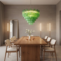 Luxury Colored Glass Chandelier