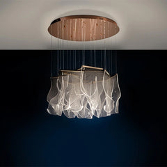 Luxury Flowing Ribbon Chandelier