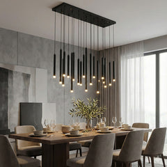 Linear Tube Chandelier