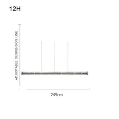 Luxury Linear LED Pendant Light