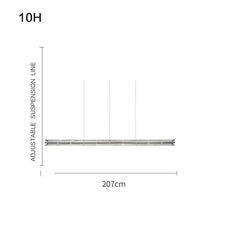 Luxury Linear LED Pendant Light