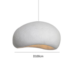 Modern Sculptural Resin Pendant Light