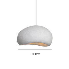 Modern Sculptural Resin Pendant Light