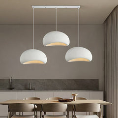 Modern Sculptural Resin Pendant Light