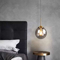 Modern Glass Globe Pendant Light