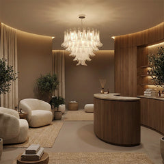 Luxury Petal Glass Chandelier