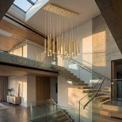 Linear Tube Chandelier