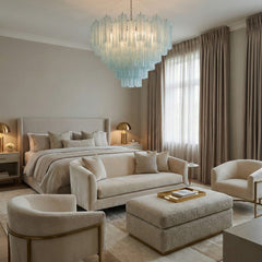 Luxury Colored Glass Chandelier