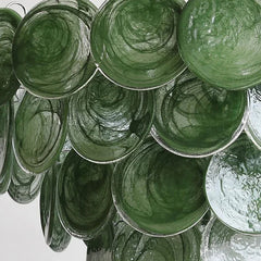 Luxury Green Glass Chandelier