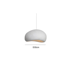 Modern Sculptural Resin Pendant Light