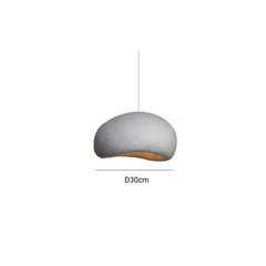 Modern Sculptural Resin Pendant Light