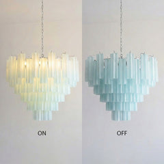 Luxury Colored Glass Chandelier
