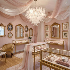 Luxury Petal Glass Chandelier
