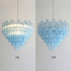 Luxury Colored Glass Chandelier