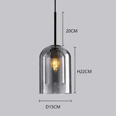 Modern Glass Pendant Light