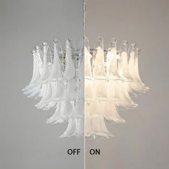 Luxury Petal Glass Chandelier