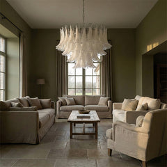 Luxury Petal Glass Chandelier