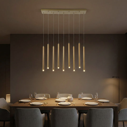 Linear Tube Chandelier