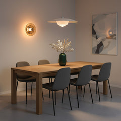 Smoky Glass Iron LED Wall Lamp