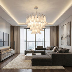 Luxury Petal Glass Chandelier